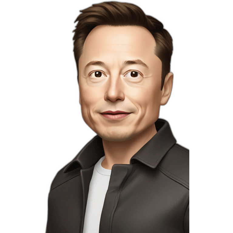 Elon musk and car emoji