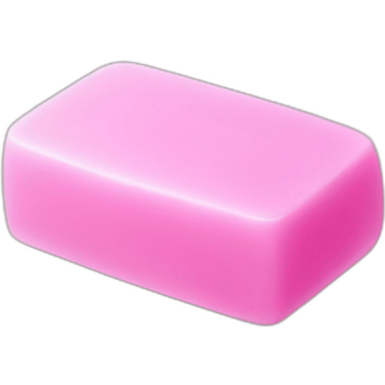 Pink soap bar emoji