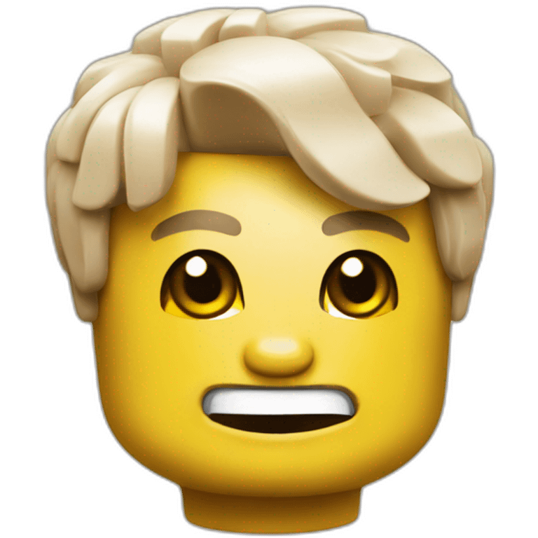 Lego face emoji