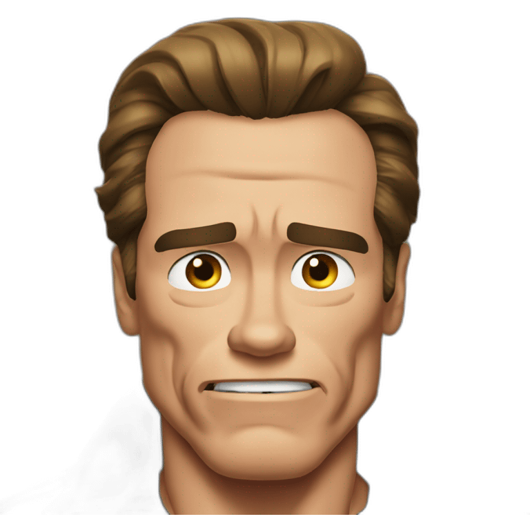 arnold schwarzenegger tears 3 emoji