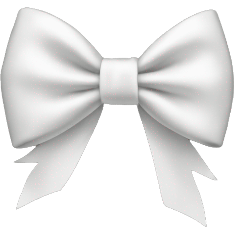 White bow emoji