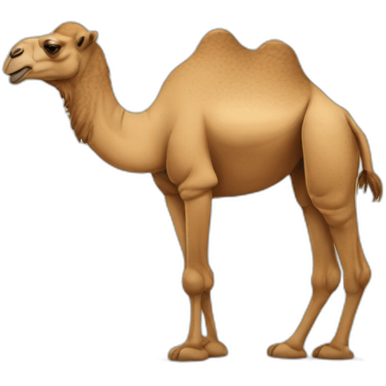 Cool camel emoji