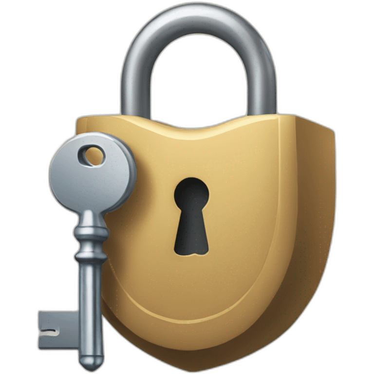 Lock and key  emoji