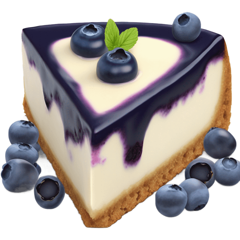 Blueberry Cheesecake  emoji