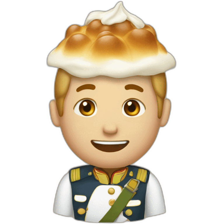 Corps personne en brioche  emoji