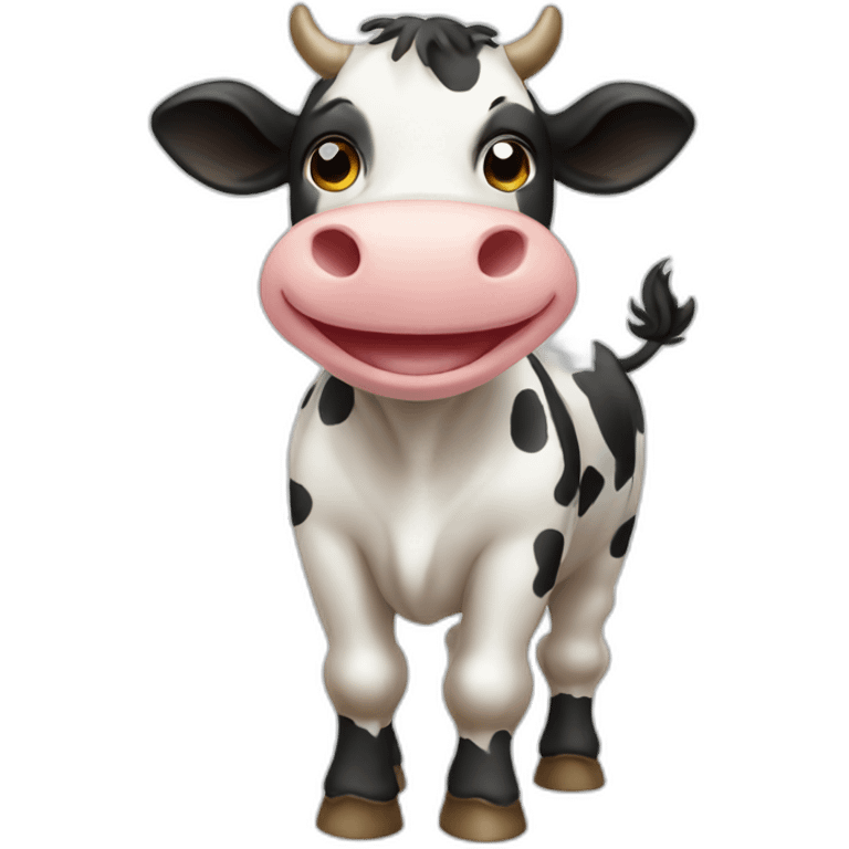 happy animal cow emoji