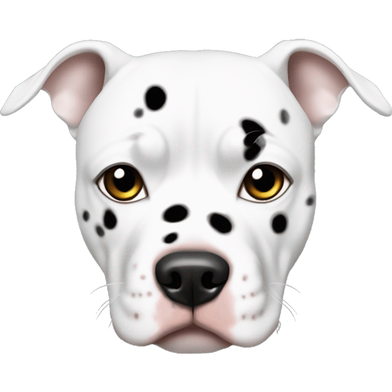 white with black spots pitbull emoji