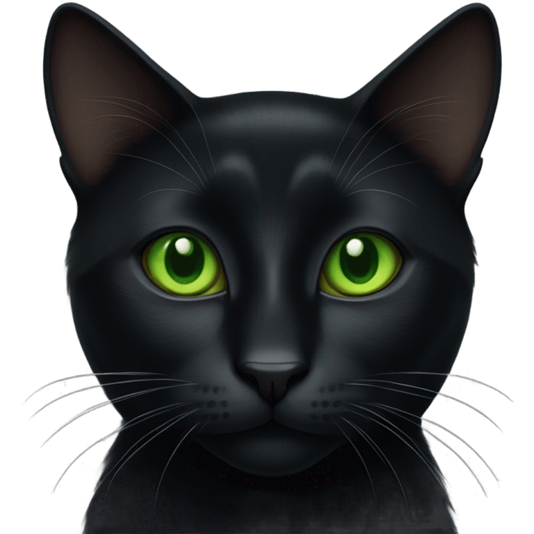 Black cat  emoji