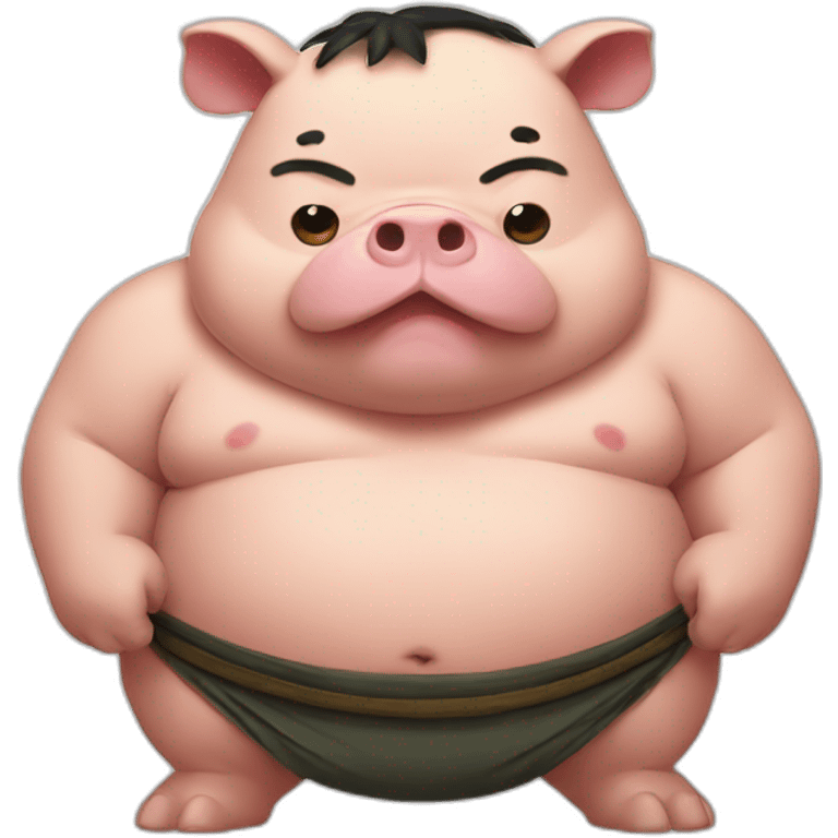 Sumo pig emoji