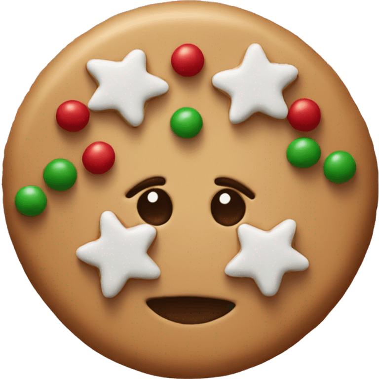 christmas cookie emoji