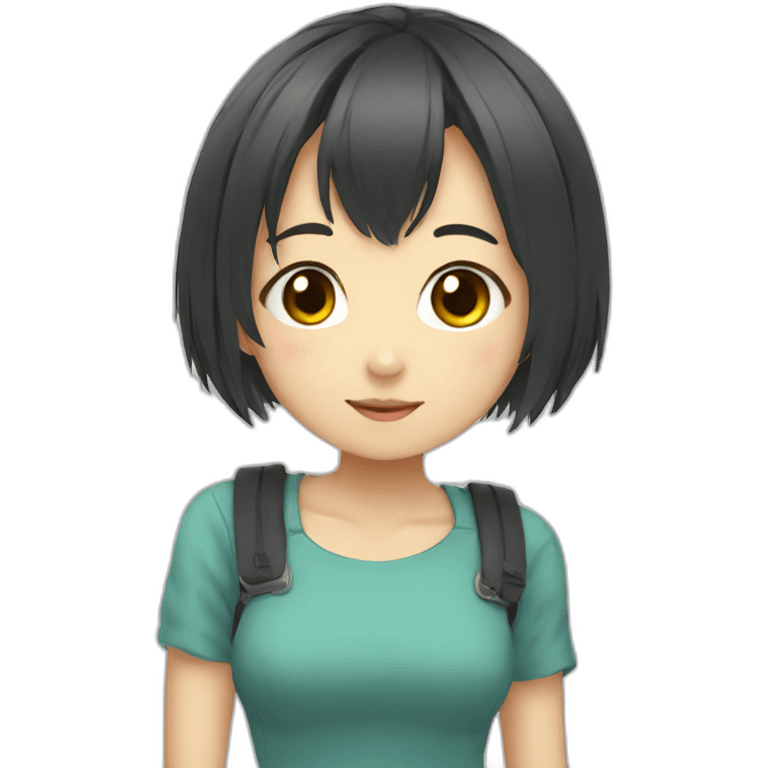 cute anime girl emoji