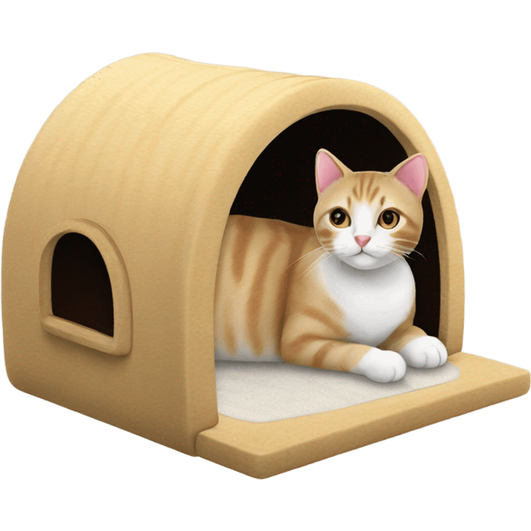 Cat house emoji