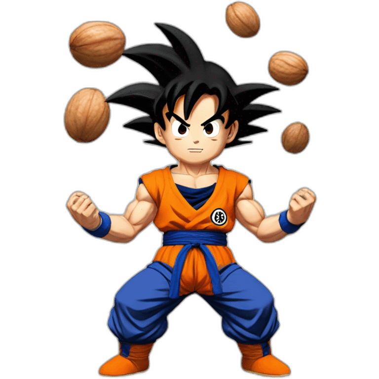 goku holding nuts emoji