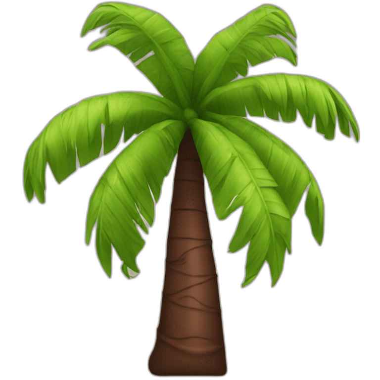 chocolate palm tree emoji