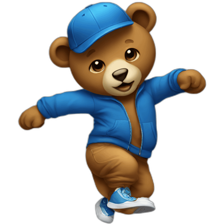 Bboy bear emoji