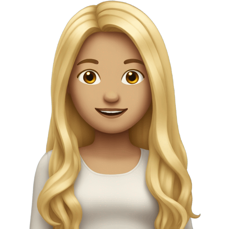 Blond girl  emoji