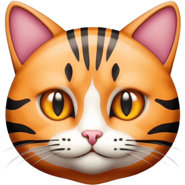 un chat rayé emoji