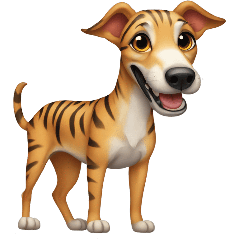 Fawn tiger greyhound he emoji