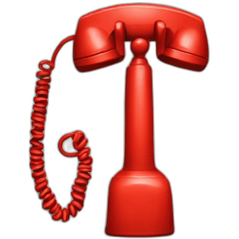 red telephone emoji