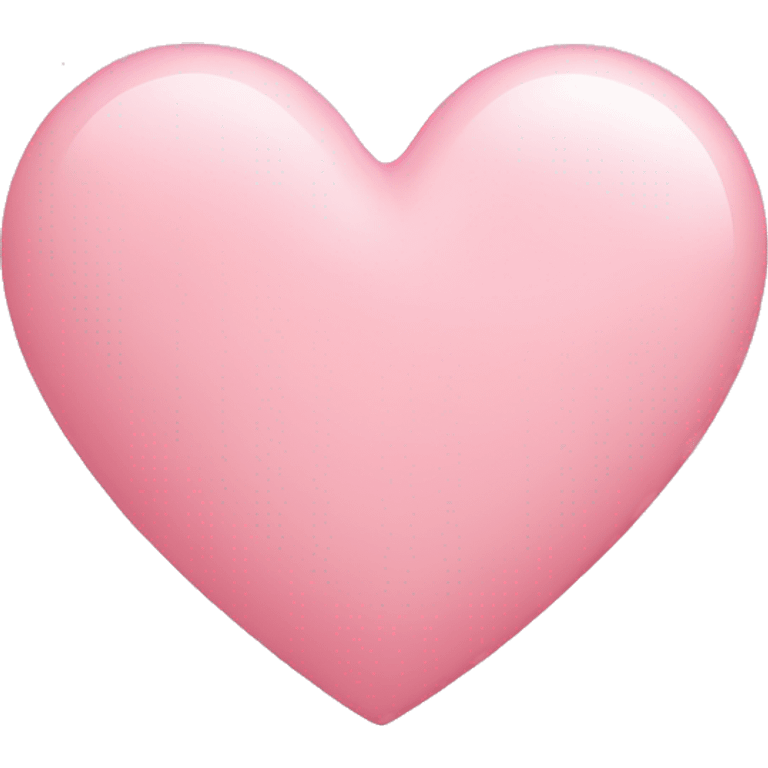 light pink loveheart  emoji