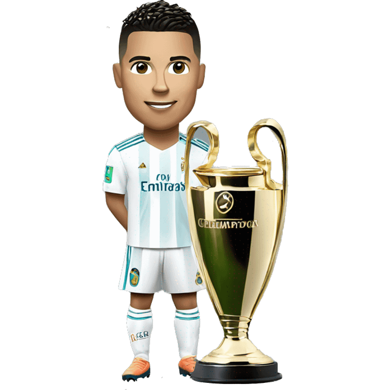 Ronaldo With the Champions League Throphee emoji