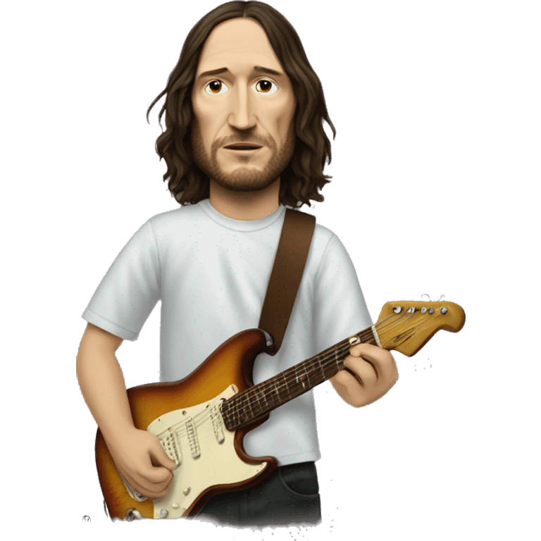 John Frusciante with guitar emoji