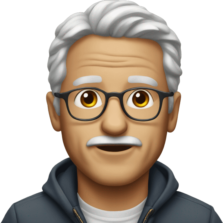 realistic portrait of old boys emoji