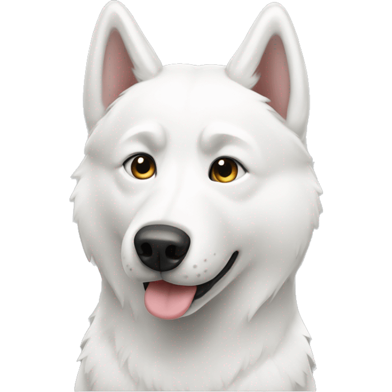 White husky  emoji