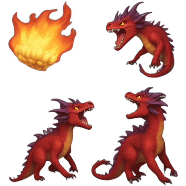 Dracaufeu emoji