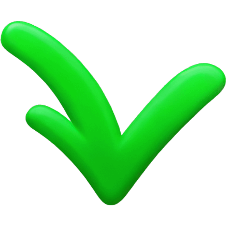 green checkmark emoji