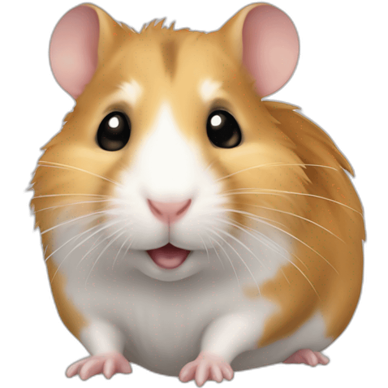 Hamster sur chien emoji