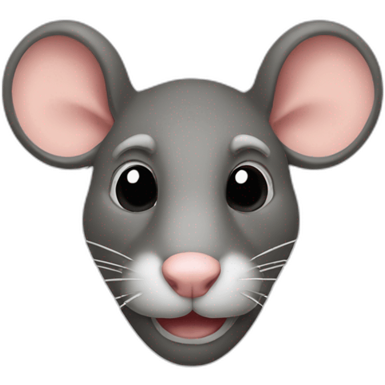 Rat avec moustache emoji