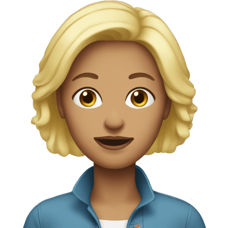 mom blonde  emoji