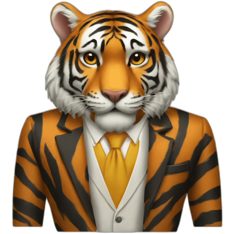 tiger suit emoji