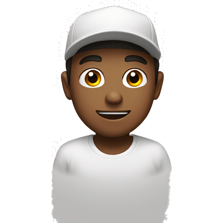 Man with brown eyes, wearing a backwards hat, sitting on the toilet  emoji