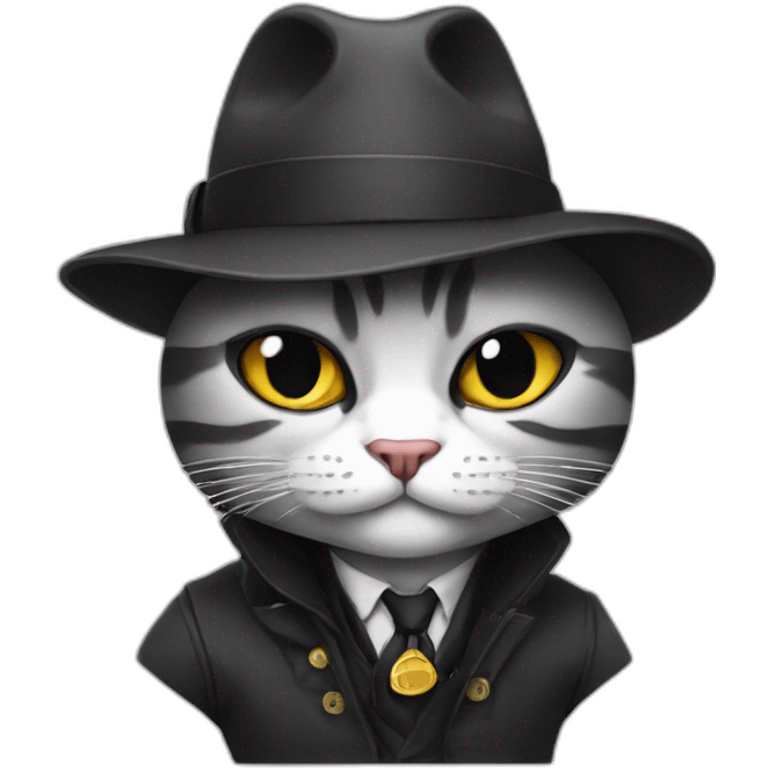 the gangster cat emoji