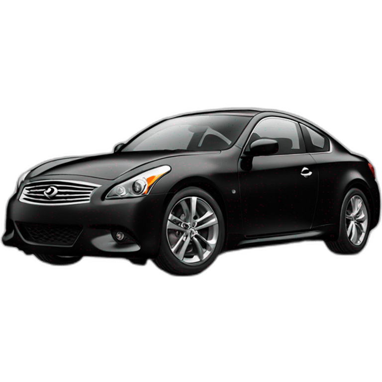 black infiniti g37 emoji