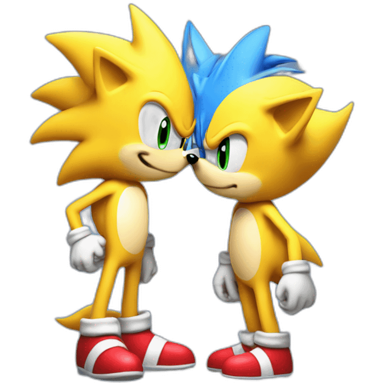 Sonic-and-Pikach-kissing-embrace emoji