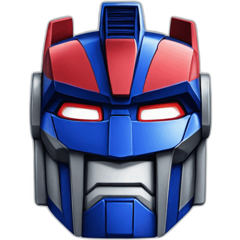 Optimus Prime only face emoji