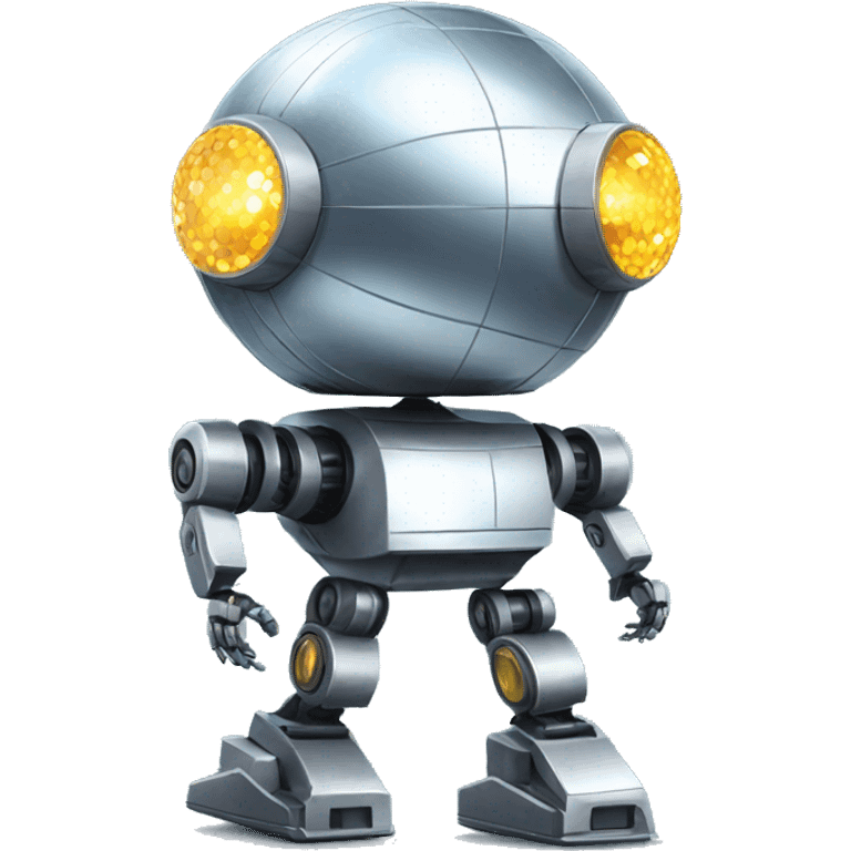 disco ball robot emoji