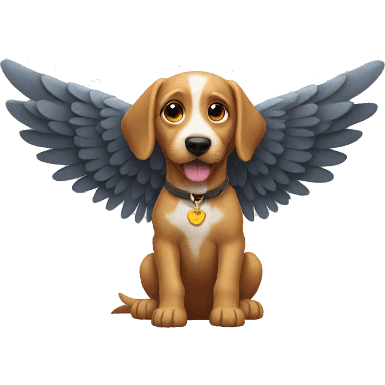 Dog with wings emoji