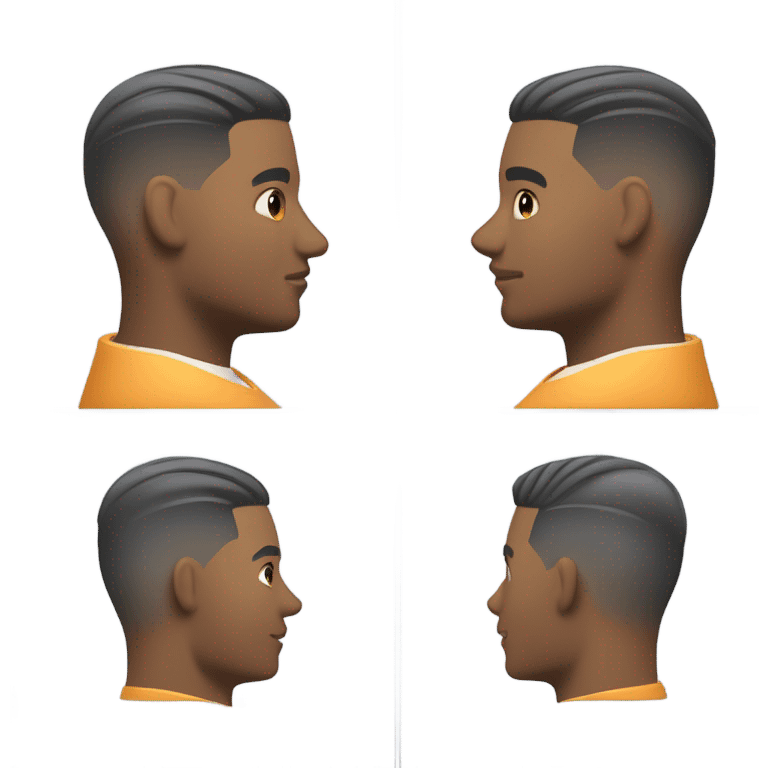 low taper fade emoji