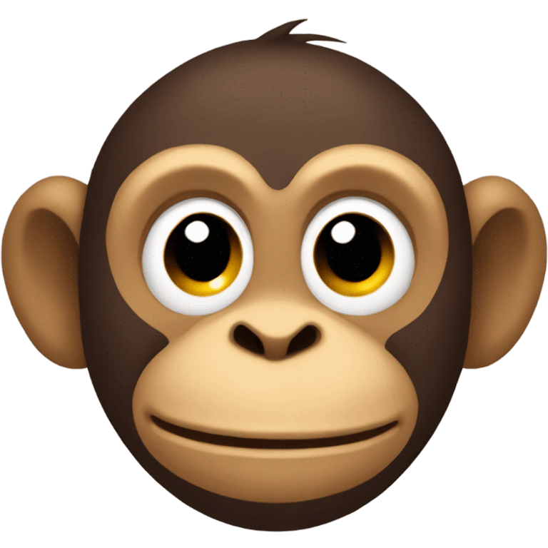 The back side of a monkey emoji