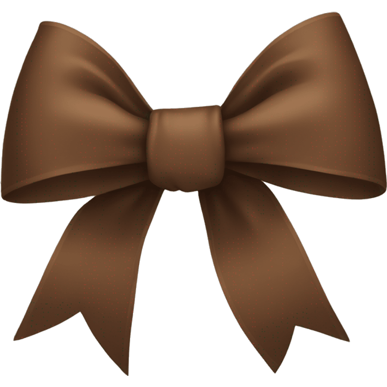 brown bow emoji