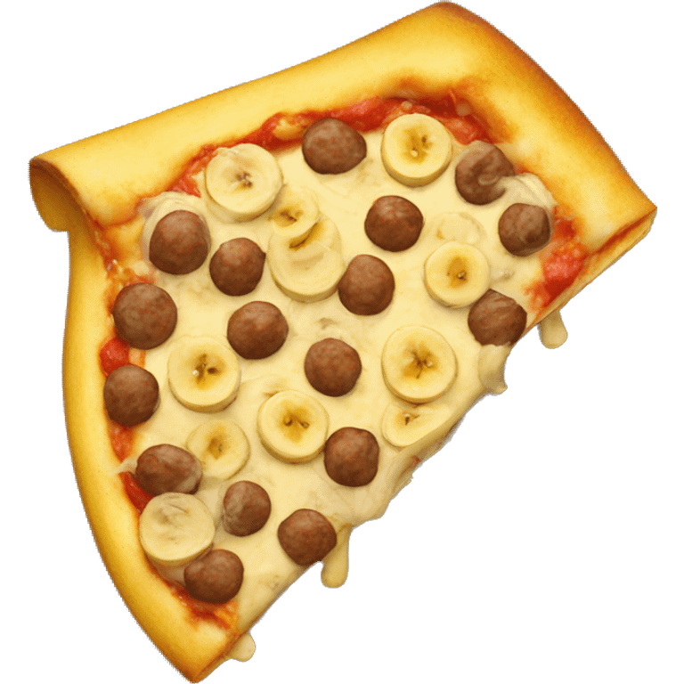 Monkey banana pizza emoji