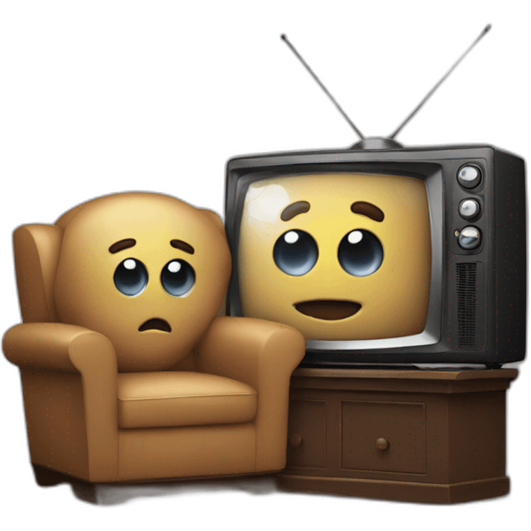 watching tv emoji