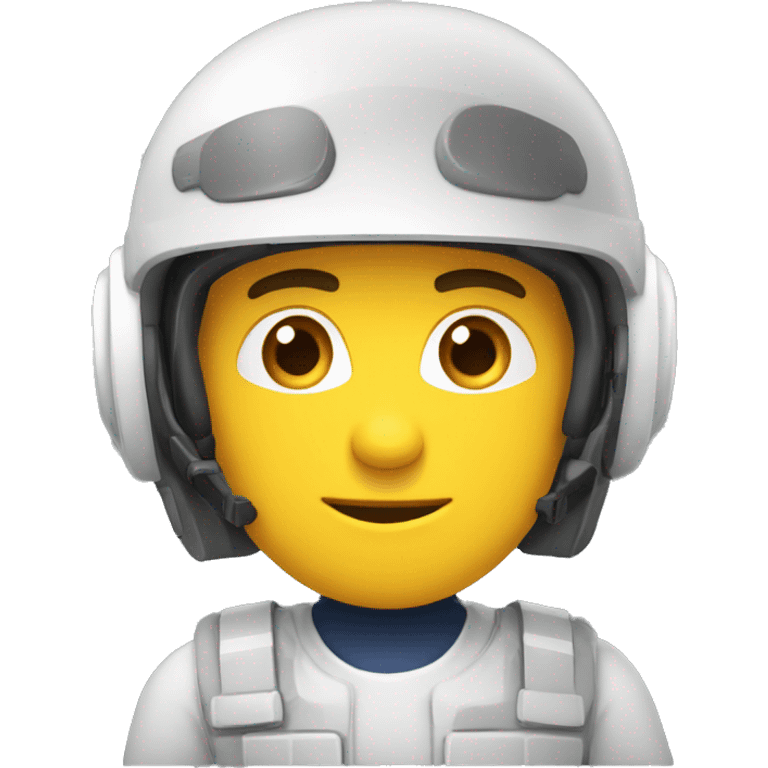 ingeniero furioso con casco blanco  emoji