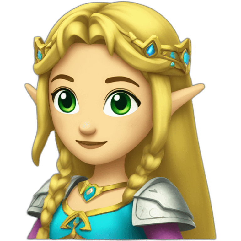 Zelda princesse grosse emoji