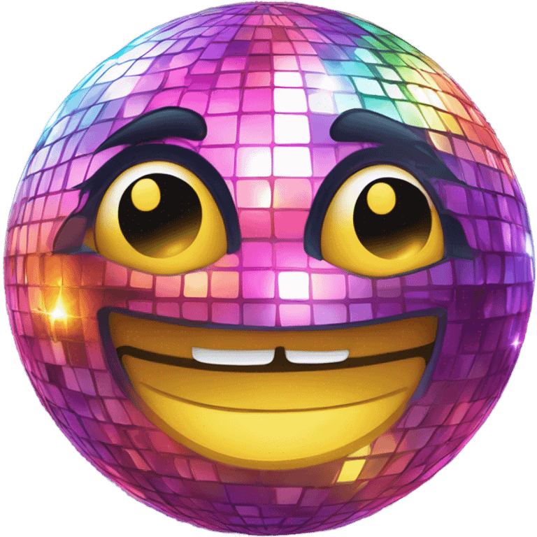 Troll disco ball emoji