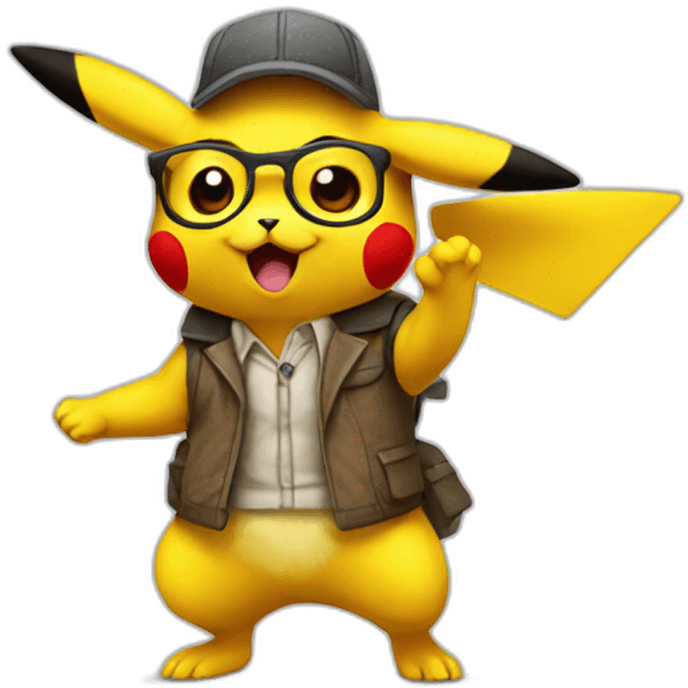 Pikachu prof emoji